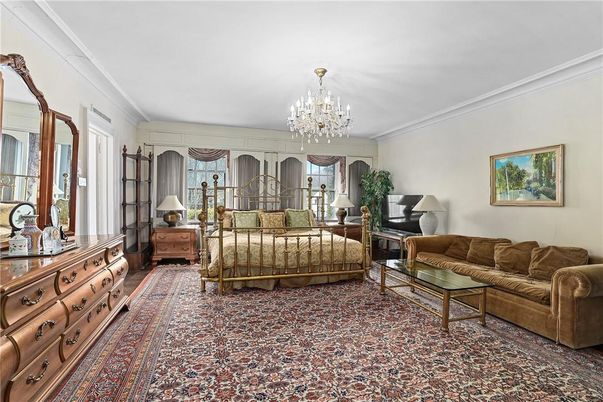 Bedroom, Chandelier, Interior