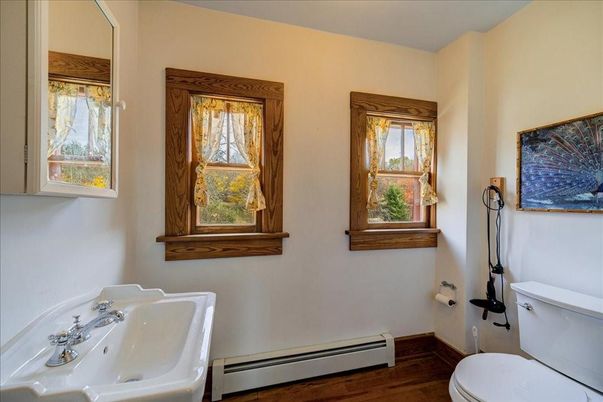 Bathroom, Interior, Wood Texture Flooring