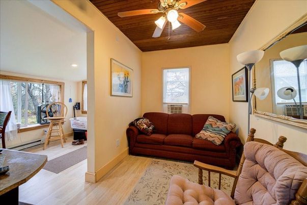 Interior, Living room, Recessed Lighting, Wooden Ceilings, Wood Texture Flooring
