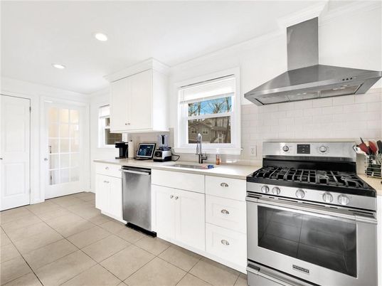Interior, Kitchen, Recessed Lighting, Stainless Steel Appliances