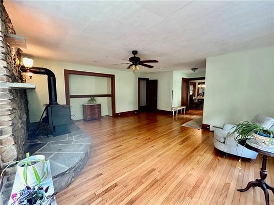 Fireplace, Interior, Wood Texture Flooring