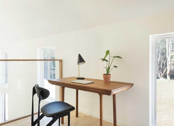 Home Office, Interior, Wood Texture Flooring