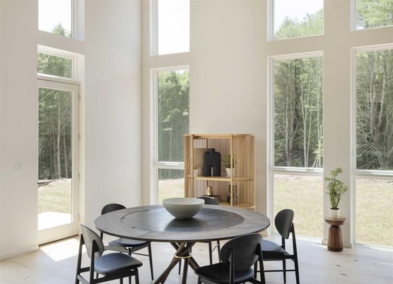 Dining room, Interior, Wood Texture Flooring
