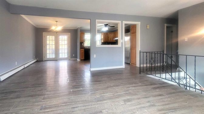 Empty room, Interior, Wood Texture Flooring