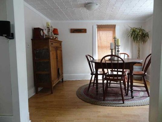 Dining room, Interior, Wood Texture Flooring