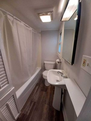 Bathroom, Interior, Wood Texture Flooring