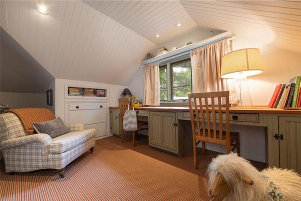 Home Office, Interior, Recessed Lighting