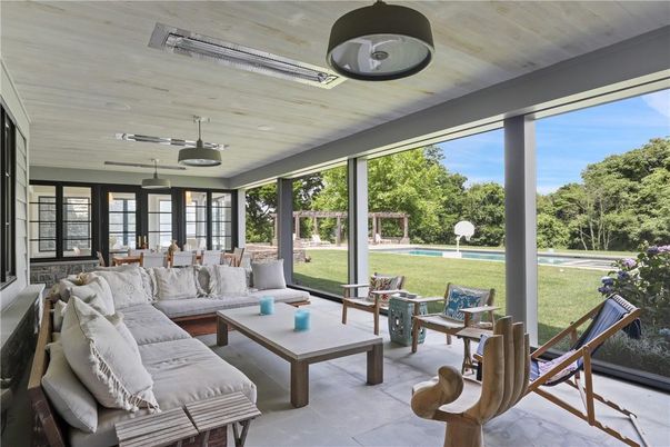 Dining room, Interior, Living room, Sun Room, Wooden Ceilings