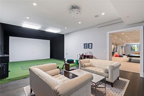 Game Room, Interior, Living room, Recessed Lighting, Wood Texture Flooring