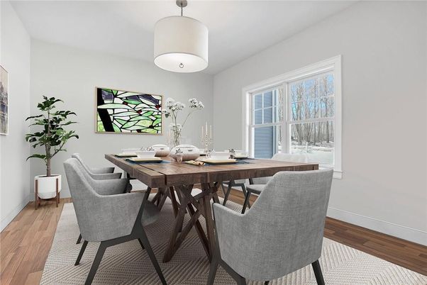 Dining room, Interior, Wood Texture Flooring