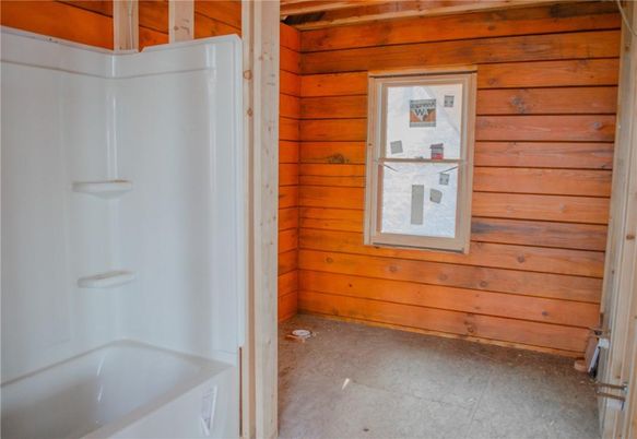 Bathroom, Interior, Wooden Walls
