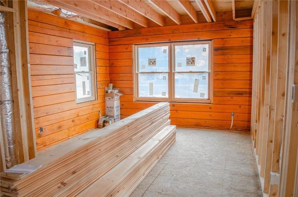Empty room, Interior, Wooden Beams, Wooden Ceilings, Wooden Walls