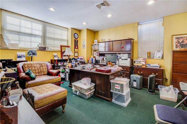 Home Office, Interior, Recessed Lighting
