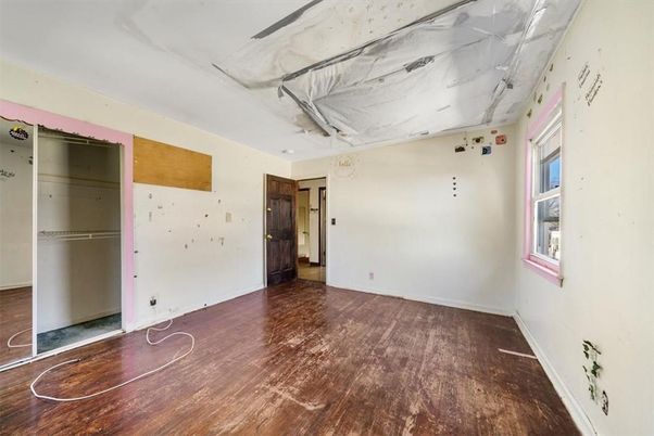 Empty room, Interior, Wood Texture Flooring