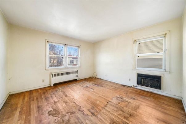 Empty room, Fireplace, Interior, Wood Texture Flooring