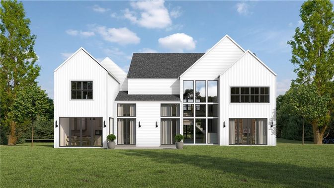 Backyard, Exterior, Facade, Farmhouse