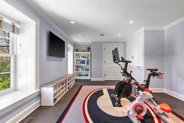 Fitness Equipment, Interior, Recessed Lighting