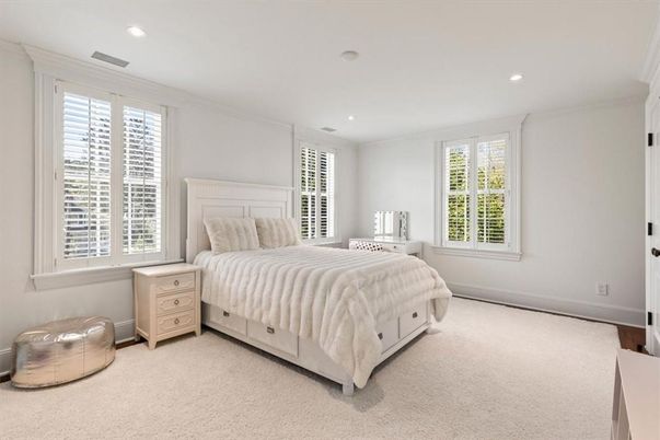 Bedroom, Interior, Recessed Lighting