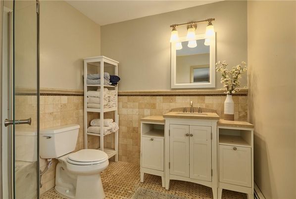 Bathroom, Glass Shower, Interior