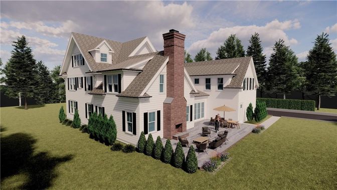 Backyard, Exterior, Facade, Farmhouse