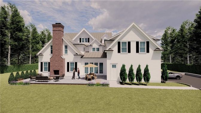 Backyard, Exterior, Facade, Farmhouse