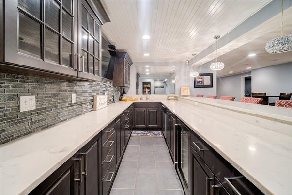Interior, Kitchen, Pendant Lights, Recessed Lighting