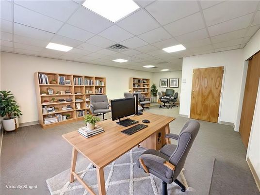 Home Office, Interior, Recessed Lighting