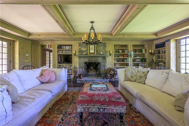 Chandelier, Fireplace, Interior, Living room, Wood Texture Flooring