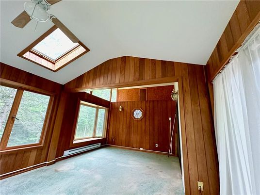 Empty room, Interior, Wooden Walls