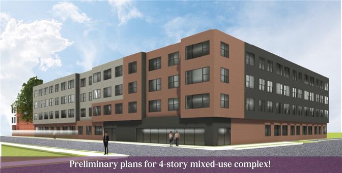 Exterior, Facade, Condo Building