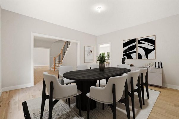 Dining room, Interior, Wood Texture Flooring