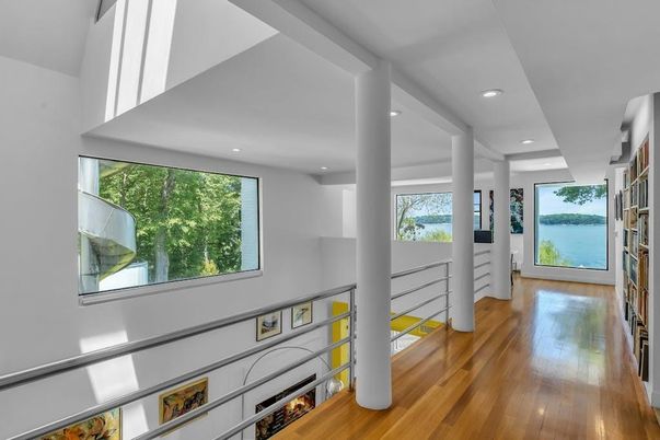 Interior, Recessed Lighting, Water, Wood Texture Flooring