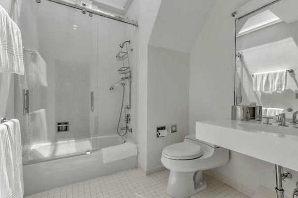 Bathroom, Glass Shower, Interior