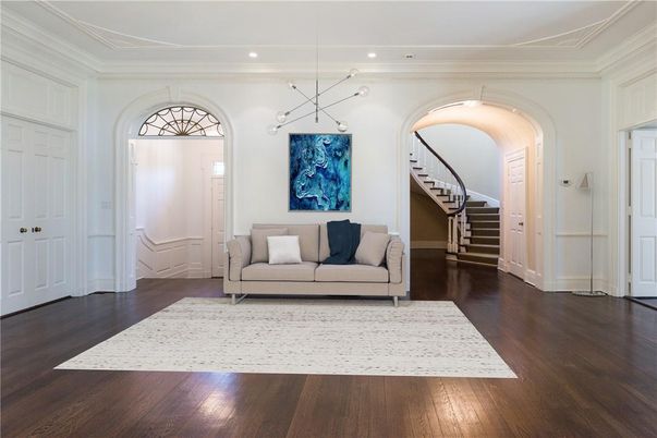 Interior, Pendant Lights, Recessed Lighting, Wood Texture Flooring
