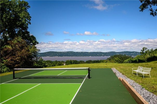 Exterior, Tennis Courts, Water