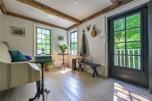 Interior, Recessed Lighting, Wooden Beams, Wood Texture Flooring