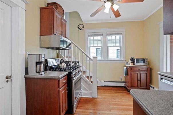 Interior, Kitchen, Wood Texture Flooring