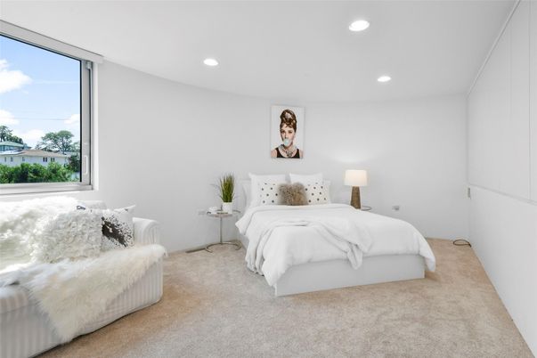 Bedroom, Interior, Recessed Lighting