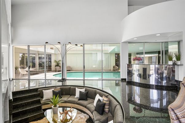 Interior, Living room, Recessed Lighting