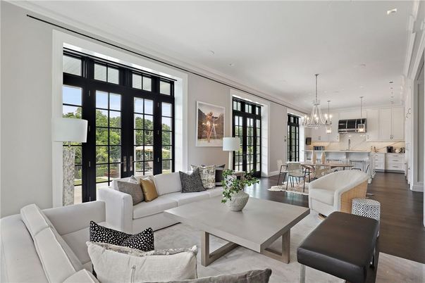 Dining room, Interior, Kitchen, Living room, Pendant Lights, Recessed Lighting, Wood Texture Flooring