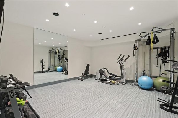 Fitness Equipment, Interior, Recessed Lighting