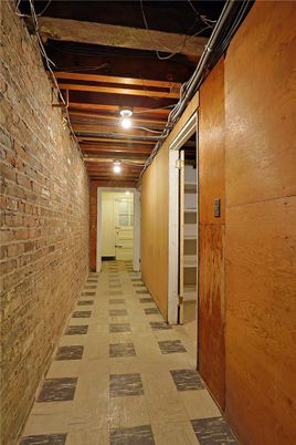 Interior, Stone Walls, Wooden Beams