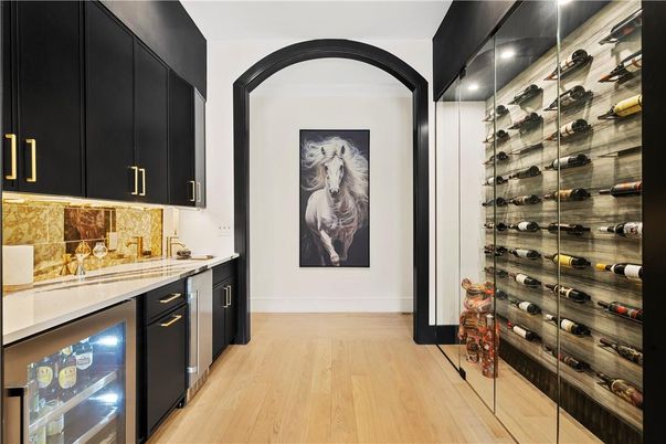 Interior, Recessed Lighting, Wine Storage, Wood Texture Flooring