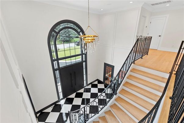 Chandelier, Interior, Pendant Lights, Recessed Lighting, Wood Texture Flooring