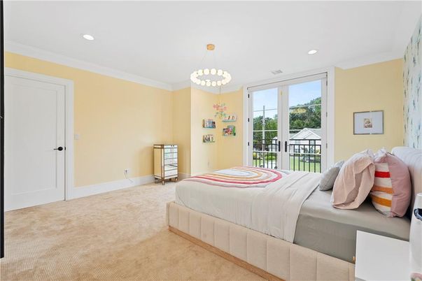 Bedroom, Interior, Pendant Lights, Recessed Lighting