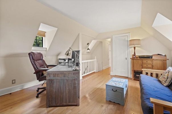 Home Office, Interior, Wood Texture Flooring