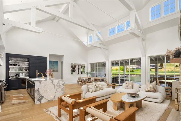 Interior, Kitchen, Living room, Wood Texture Flooring