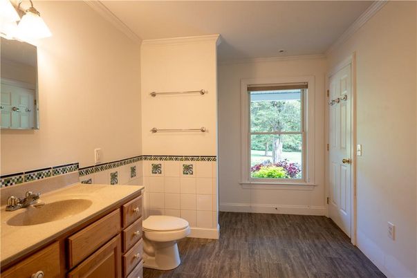 Bathroom, Interior, Wood Texture Flooring