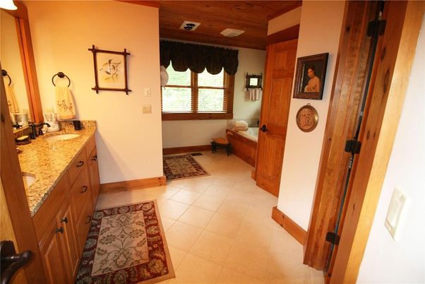 Bathroom, Interior, Wooden Ceilings