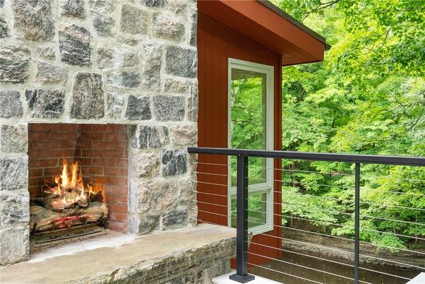 Exterior, Fireplace